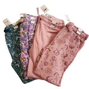NWT Cotton On Kids Girls Sweatpants Bundle Lot Of 4 Sz. 9/10